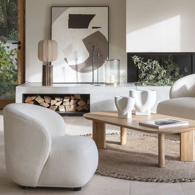 Paintings - HAPPY TABLE - 90 x 120 cm - BLANC D'IVOIRE