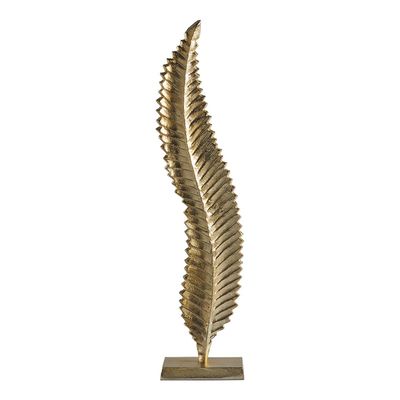 Decorative objects - LEAF Statue - BLANC D'IVOIRE