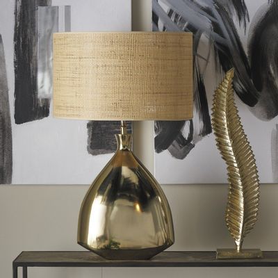 Decorative objects - LEAF Statue - BLANC D'IVOIRE