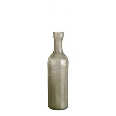 Vases - Vase OCTAVE en verre givré gris - BLANC D'IVOIRE