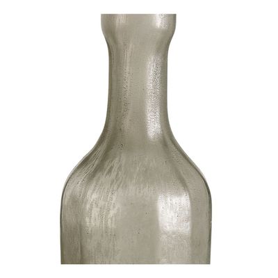 Vases - Vase OCTAVE en verre givré gris - BLANC D'IVOIRE