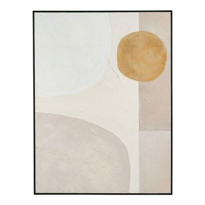 Paintings - RISING SUN Painting - 90 x 120 cm - BLANC D'IVOIRE