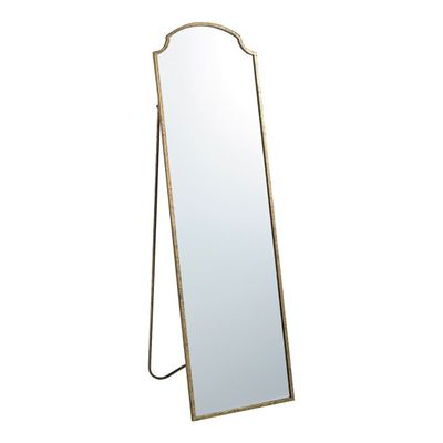 Miroirs - Miroir psyché MARGAUX en métal doré vieilli - 50 x 170 cm - BLANC D'IVOIRE