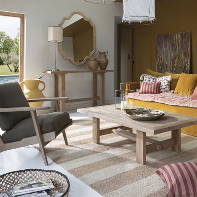 Tapis - Tapis BIANCA en jute - 300 x 200 cm - BLANC D'IVOIRE