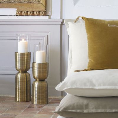 Candlesticks and candle holders - COMETE tealight holder - H. 69 cm - BLANC D'IVOIRE