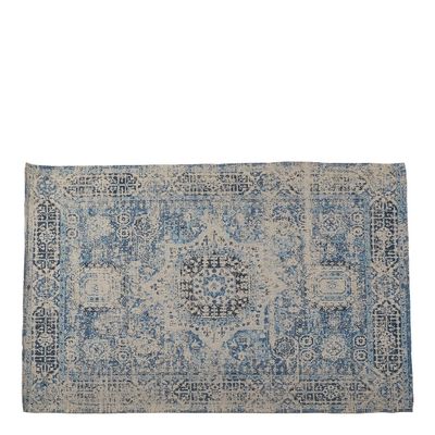 Rugs - ANIK blue rug - BLANC D'IVOIRE