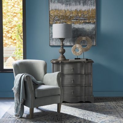 Tapis - Tapis ANIK bleu - BLANC D'IVOIRE