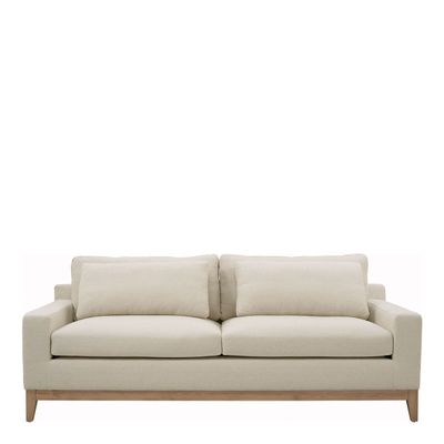 Sofas - LEONORE sofa in linen blend - Ecru - BLANC D'IVOIRE