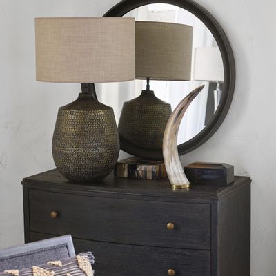 Objets de décoration - Corne DANELE - Grand modèle - BLANC D'IVOIRE