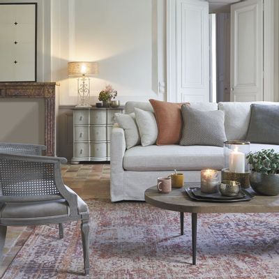 Sofas - ANGIE linen blend sofa cover - Natural - BLANC D'IVOIRE