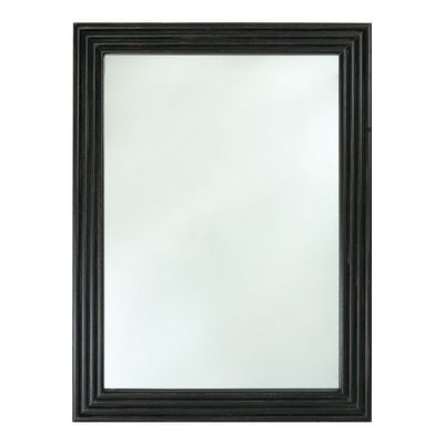 Miroirs - Miroir ANGELINE noir - Petit modèle - BLANC D'IVOIRE