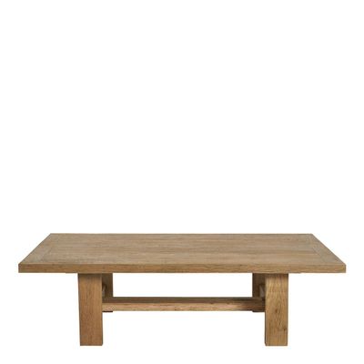 Coffee tables - MARCELLE light oak coffee table - BLANC D'IVOIRE