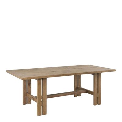 Tables basses - Table MARCELLE chêne clair - BLANC D'IVOIRE