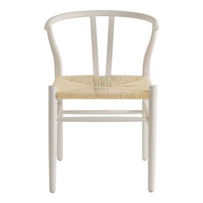 Chairs - NJORD chair - White ash - BLANC D'IVOIRE