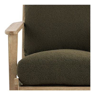 Armchairs - JULES armchair in terrycloth - Khaki - BLANC D'IVOIRE
