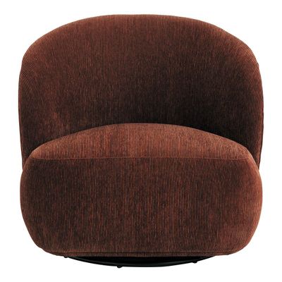 Armchairs - LISETTE armchair in corduroy - Brick red - BLANC D'IVOIRE