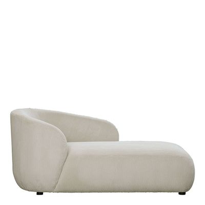 Benches for hospitalities & contracts - LISETTE daybed in corduroy - Cream - BLANC D'IVOIRE