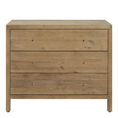 Chests of drawers - MARCELLE light oak chest of drawers - BLANC D'IVOIRE