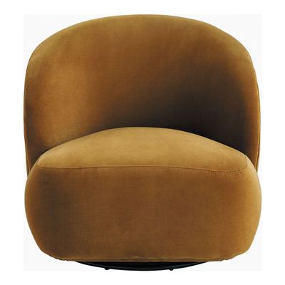 Armchairs - LISETTE armchair in velvet - Saffron - BLANC D'IVOIRE