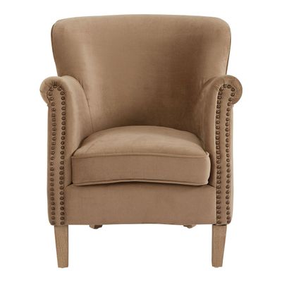 Fauteuils - Fauteuil CLAUDE cannelle - BLANC D'IVOIRE