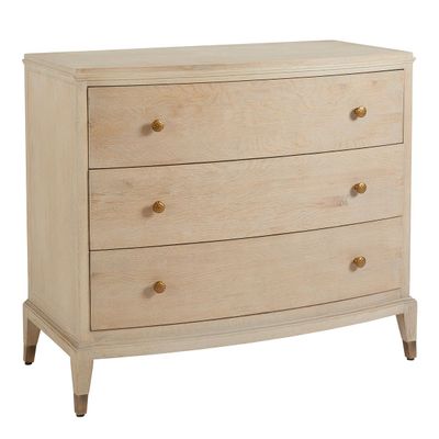 Chests of drawers - INES whitewashed chest of drawers - BLANC D'IVOIRE