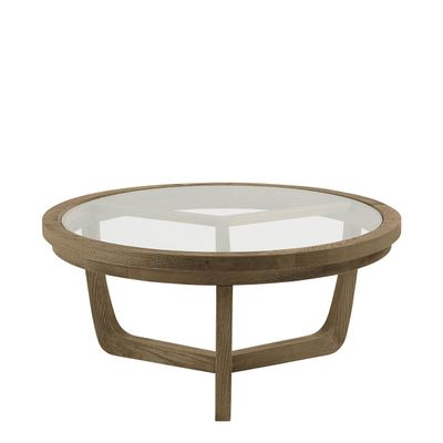 Tables basses - Table basse MAXTON naturel - Petit modèle - BLANC D'IVOIRE