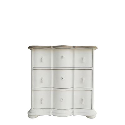 Chests of drawers - CARLOTTA white chest of drawers - Small model - BLANC D'IVOIRE