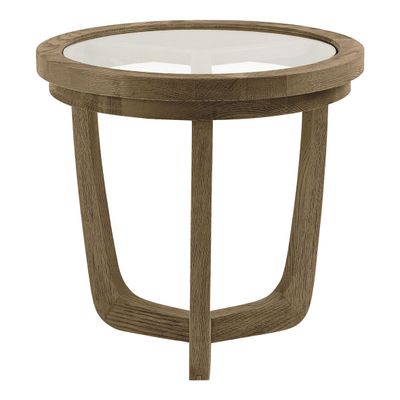 Sofas - MAXTON natural side table - Small model - BLANC D'IVOIRE