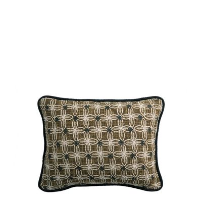 Fabric cushions - CHANDRA cushion cover - Bronze - 30 x 40 cm - BLANC D'IVOIRE