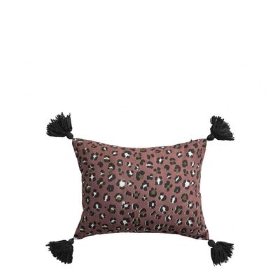 Fabric cushions - BAGHEERA cushion cover - Pink - 30 x 40 cm - BLANC D'IVOIRE