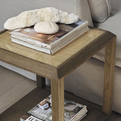 Sofas - EMA end table - BLANC D'IVOIRE