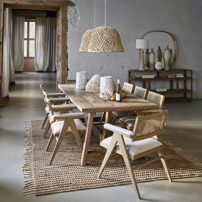 Chairs - COLBY armchair high ecru - BLANC D'IVOIRE