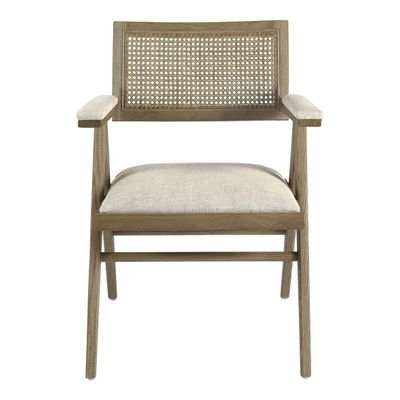 Chaises - Fauteuil COLBY haut écru - BLANC D'IVOIRE
