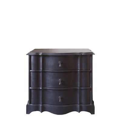 Chests of drawers - GABY black chest of drawers - BLANC D'IVOIRE