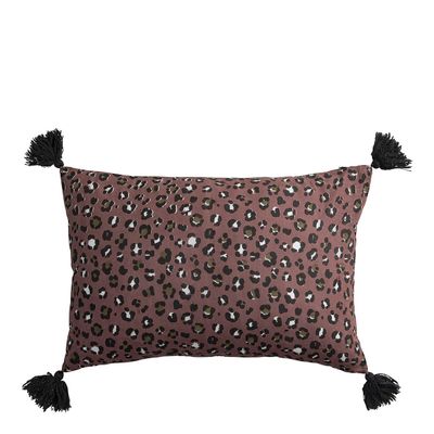 Fabric cushions - BAGHEERA cushion cover - Pink - 60 x 40 cm - BLANC D'IVOIRE