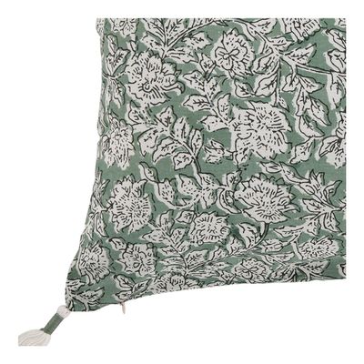 Fabric cushions - EDEN cotton cushion cover - Celadon - 30 x 40 cm - BLANC D'IVOIRE