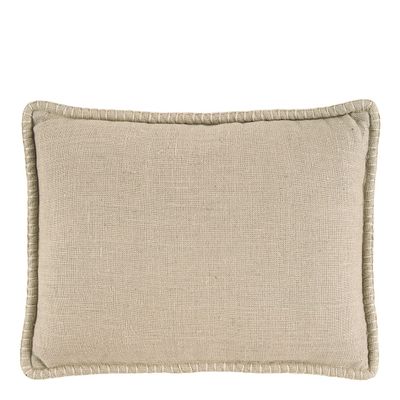 Coussins - Coussin LOUISE lin - Naturel - BLANC D'IVOIRE