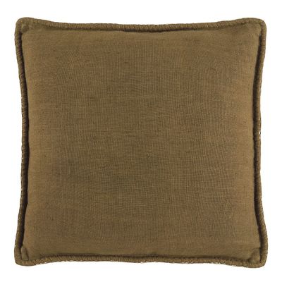 Cushions - LOUISE linen cushion - Bronze - BLANC D'IVOIRE