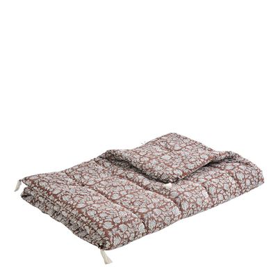 Canapés - Futon EDEN en coton - Terracotta - 180 x 80 cm - BLANC D'IVOIRE