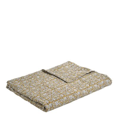 Linge de lit - Couvre-lit EDEN en coton - Safran - 230 x 180 cm - BLANC D'IVOIRE