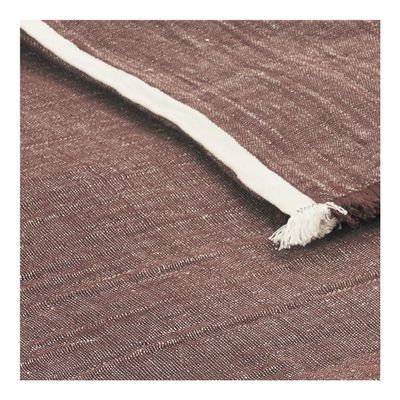 Bed linens - ASTRID cotton and linen bedspread - Terracotta - BLANC D'IVOIRE