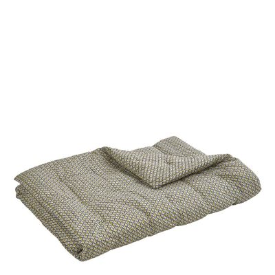 Canapés - Futon ALBERT gris et jaune - BLANC D'IVOIRE