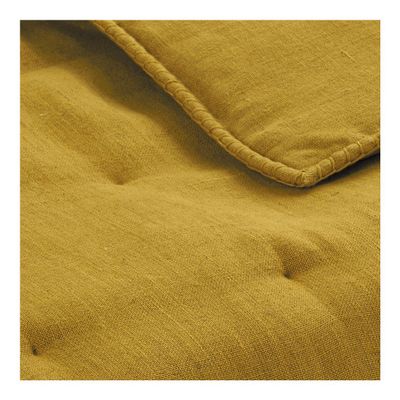 Canapés - Futon LOUISE lin - Safran - BLANC D'IVOIRE