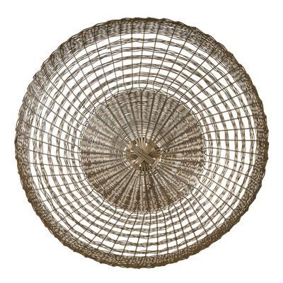 Wall lamps - MAHA wall light in bronze finish metal - ø 34 cm - BLANC D'IVOIRE