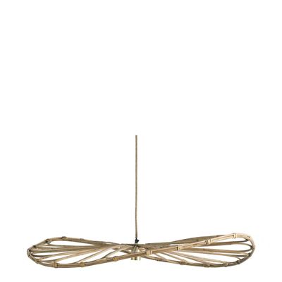 Hanging lights - SALOME rattan pendant light - Small model - ? 80cm - BLANC D'IVOIRE