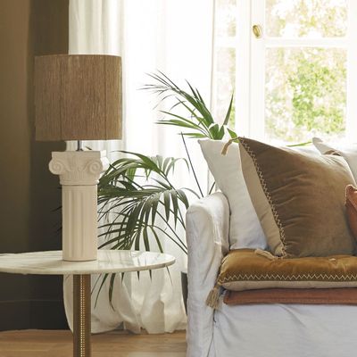 Abat-jours - Abat-jour jute - ? 27 cm - BLANC D'IVOIRE