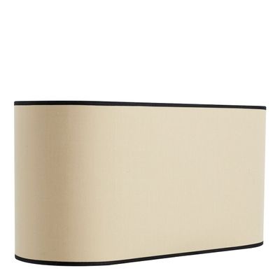 Blinds - Lampshade - Beige with black border - 48 x 23 cm - BLANC D'IVOIRE