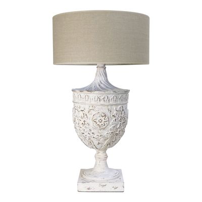 Blinds - Natural linen lampshade - BLANC D'IVOIRE