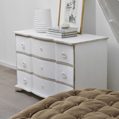 Chests of drawers - SOPHIE white chest of drawers - BLANC D'IVOIRE