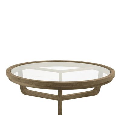 Coffee tables - MAXTON natural coffee table - Large model - BLANC D'IVOIRE